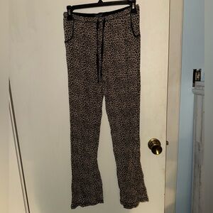 Leopard Print Women's PJ Pants